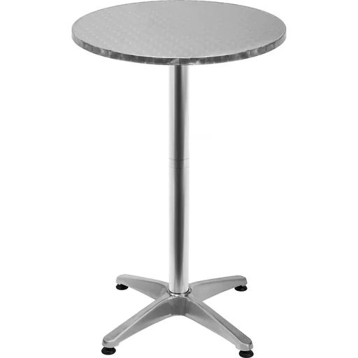 "Tisch Aluminium Ø60cm in der Höhe verstellbar image"