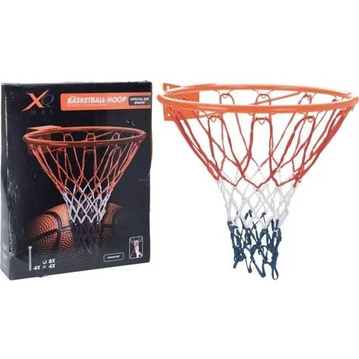 "XQ Max Luxury Basketball Ring mit Netz - 3 Stück - 46 cm image"