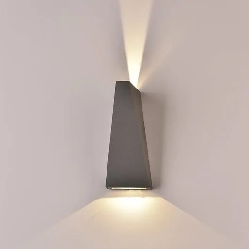 "VT-826 LED-Wandleuchte - für den Innen- und Außenbereich - 6W - 3000K - 660 Lumen - Grau image"