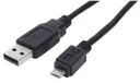 USB-A Stecker auf Micro USB-B Stecker - Verbindungskabel Länge 1,8 m