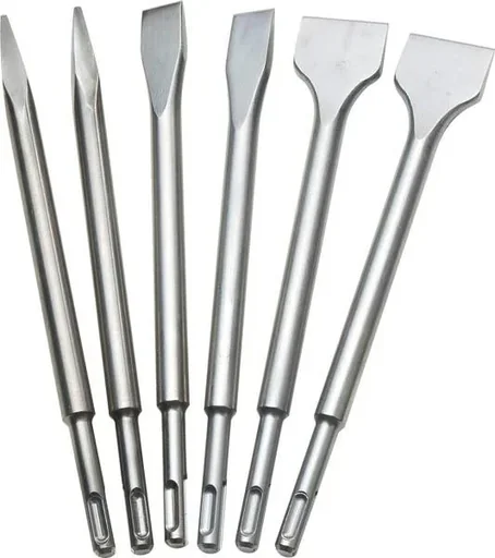 "Meißel Set 6-teilig mit SDS-Plus Aufnahme, Chrom Vanadium image"
