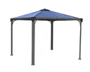 Pavillon „Palermo™ 3000“, Anthrazit, 295 x 295 x 276 cm