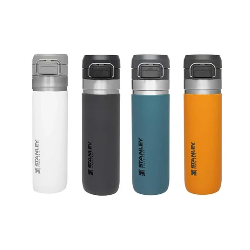 "Quick Flip Water Bottle 0,7 l, Charcoal, Vakuumisolierung, Sicherheitsverschluss image"