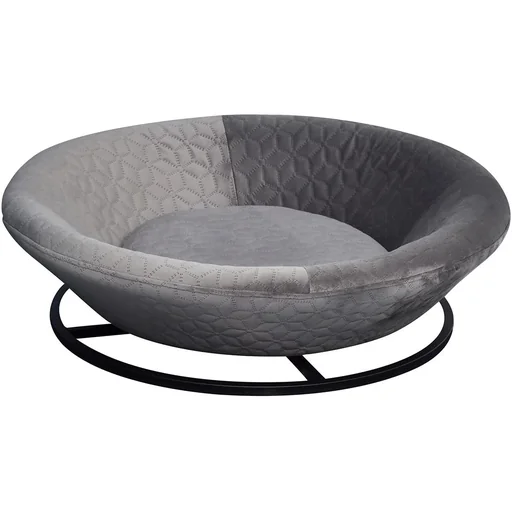 "Pawhut Hundesofa in Beckenform grau image"