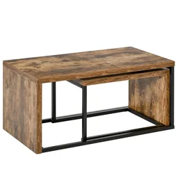 2er-Set Couchtisch Satztisch Sofatisch Beistelltisch Kaffeetisch verschiedene Fo