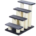 Tiertreppe Katzentreppe Hundetreppe Treppe für Katze und Hunde grau