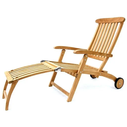 "Girlande Liegestuhl Bari Teak - 160x61x79cm image"