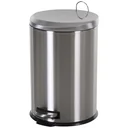 Kücheneimer mit Inneneimer silber/schwarz