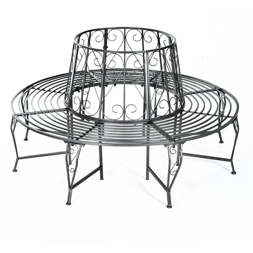 "Baumbank Rundbank 360° Metall Ø160cm image"