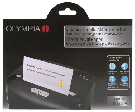 "Ölpapier für Aktenvernichter image"