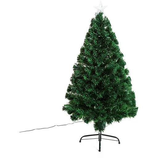 "Weihnachtsbaum Tannenbaum LED Lichtfaser 8 Lichtmodi 120cm image"