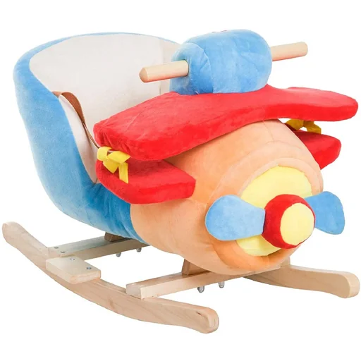 "Schaukeltier Schaukel Schaukelspielzeug Musik Flugzeug image"