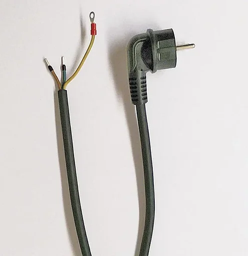 "Kabel H07RN-F3G 1,5mm², L=3 m, mit Winkelstecker, konfektioniert. image"