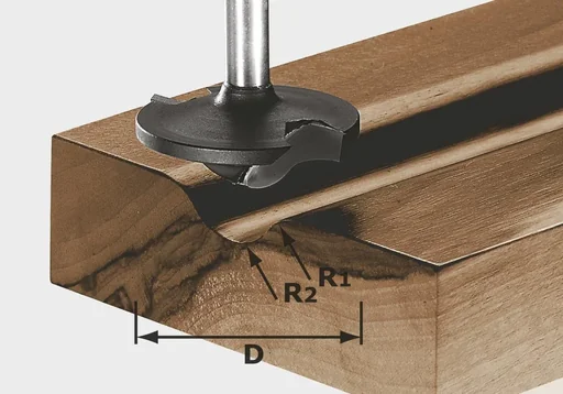 "Profilfräser HW D42 / 13 / R6 + R12 image"