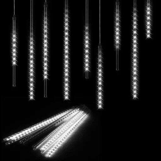 "Eiszapfenbeleuchtung 480 LED - 360cm - Kaltweiß image"