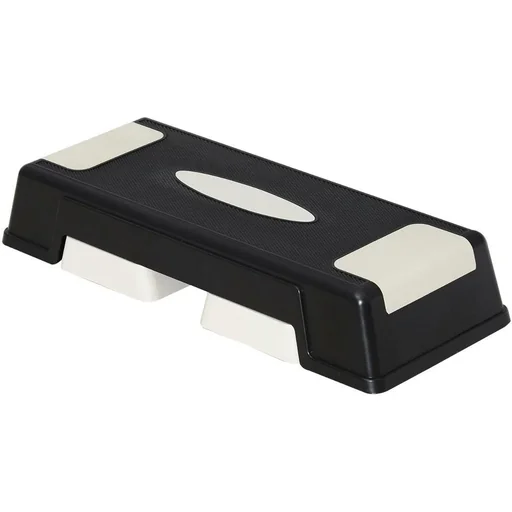 "Steppbrett Aerobic Stepper höhenverstellbar Schwarz image"