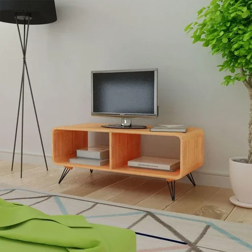 "TV-Schrank 90x39x38,5 Holz braun image"