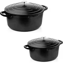 Performance Series Töpfe und Pfannen - Bratpfanne 28 cm + Bratpfanne 24 cm - Schwarz