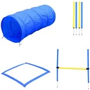 Hund Agility Tunnel Slalom Übung Hundesport Training Reifen Hürde Set