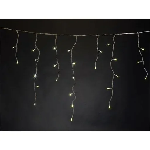 "Vellight Eiszapfen-Weihnachtsbeleuchtung - 2 x 1,3 M - 150 LEDs - Warmweiß - Innen & Außen image"