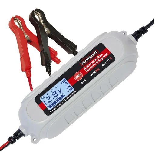"Batterieladegerät 6 / 12 Volt - 4 A - mit Tester image"