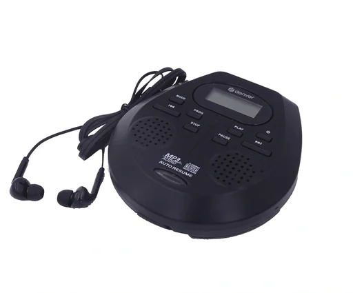 "Tragbarer CD-Player mit eingebauten Lautsprechern image"