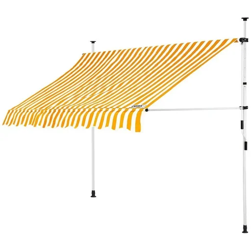 "Klem Sonnensegel gelb/weiß 250cm image"