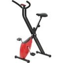 Heimtrainer X-bike Reifenwiderstand rot