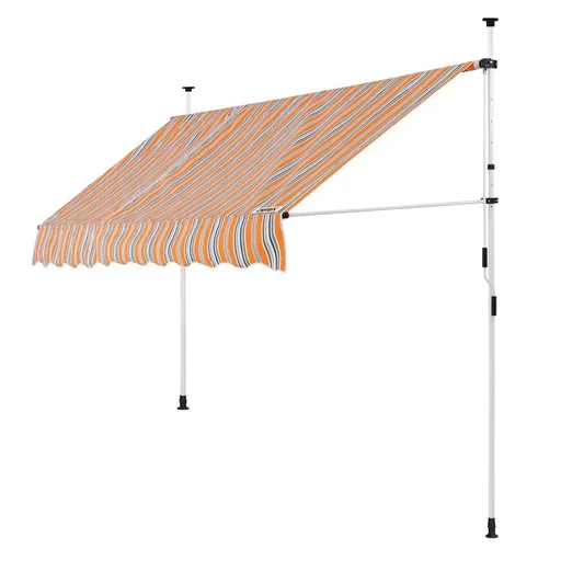 "Klemmmarkise gelb/blau 250cm image"