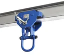 Rollklemme BR 10, Tragfähigkeit 1000 kg, Greifbereich 64 - 203 mm, Min. Kurvenradius 1,1 m