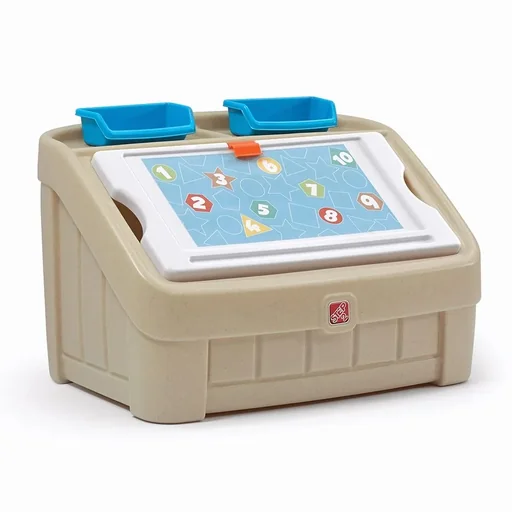 "2-in-1 Toy Box & Art Deckel image"