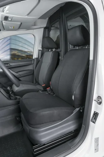 "Passform Sitzbezüge für VW Caddy für Einzelsitz vorne aus Stoff ab Baujahr 02/2004 bis heute image"