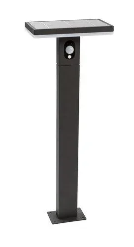 "Solar LED Sockel ARIANE mit Sensor Schwarz, 3,3 Watt, 210 lm, warmweiß image"