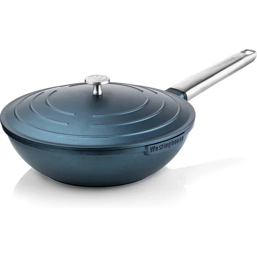 "Performance Series Wokpfanne - Wok mit Deckel - 28 cm - Blau image"