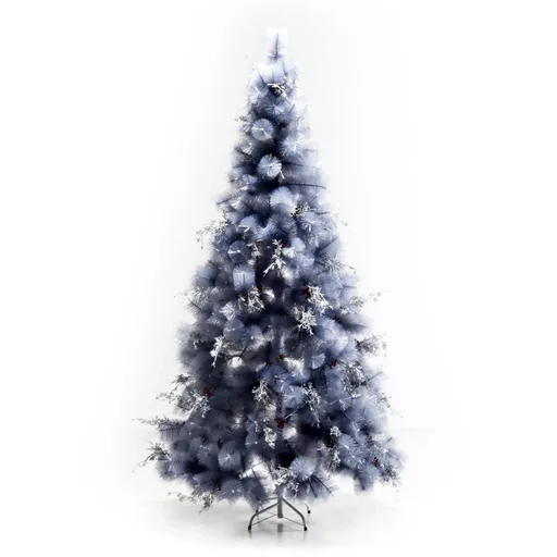 "Künstlicher Weihnachtsbaum mit silber Zweigen und roten Beeren image"