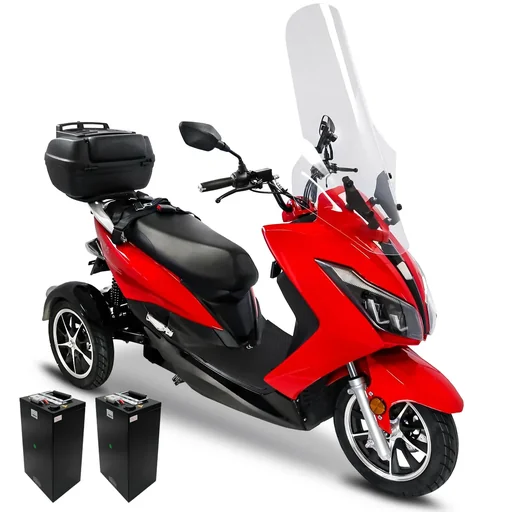 "Maximus MX3-25 2 Akku Version 60V 32,5 Ah Lithium Akku , 1500W , 2 Personen Zulassung mit Topcase image"