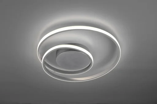 "LED-Deckenleuchte ZIBAL, 22 W, 2200 lm, 3000K, Switch-Dimmer, Metall titanfarbig image"