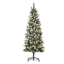 Weihnachtsbaum 1,5 m Christbaum Tannenbaum mit 25 roten Beeren