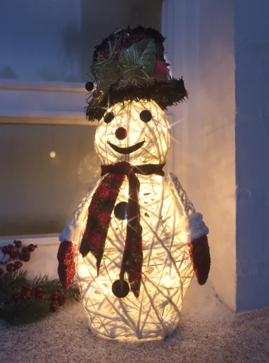 "LED Schneemann Figur image"