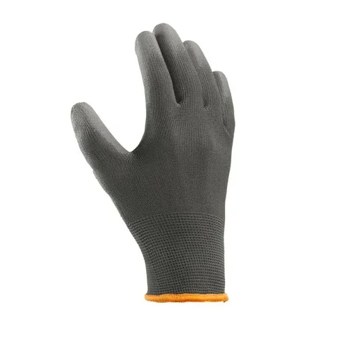"Polyester-Strickhandschuh POLYURETHAN BESCHICHTET, grau image"