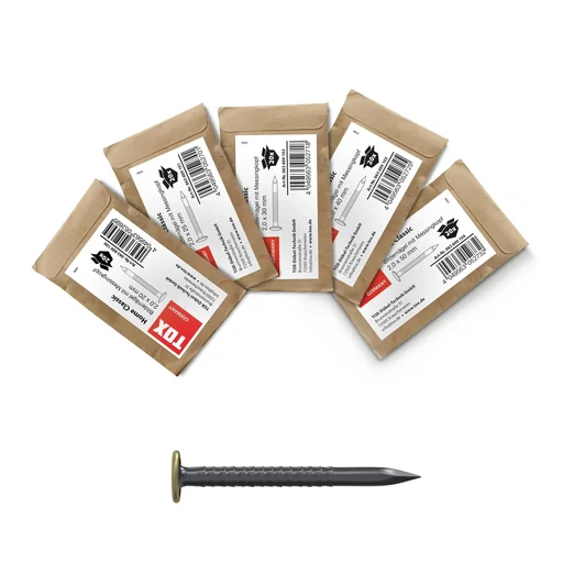 "Bildernagel mit Messingkopf Home Classic Sortimentsbeutel 100-teilig image"