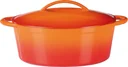 Ovaler Bräter 33 cm Orange Shadow