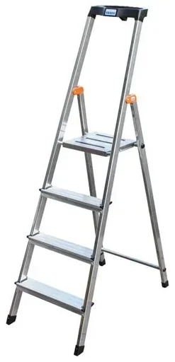 "Alu - Stufen - Stehleiter, 4 Stufen image"