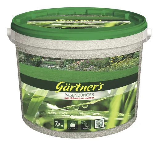 "Rasendünger mit Unkrautvernichter, 7,5 kg image"