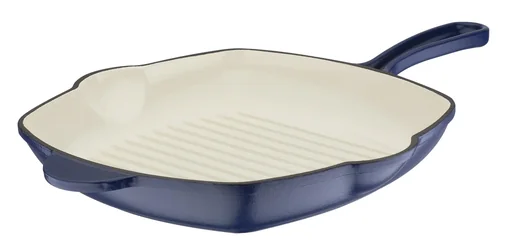 "Grillpfanne, ca. 27 x 27 x 4,5 cm aus Gusseisen Blue Magic image"