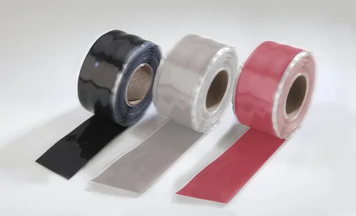 "Silikonband, rot, 25 mm breit, 3 m lang image"
