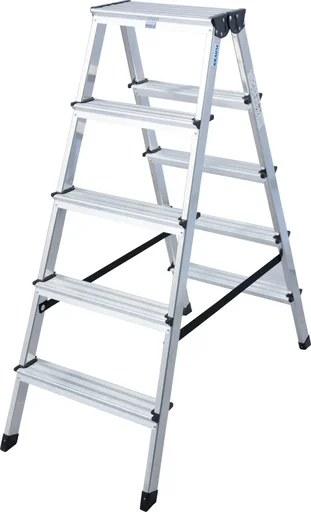 "„DOPPLO“ STUFEN-DOPPELLEITER 2x5 STUFEN image"