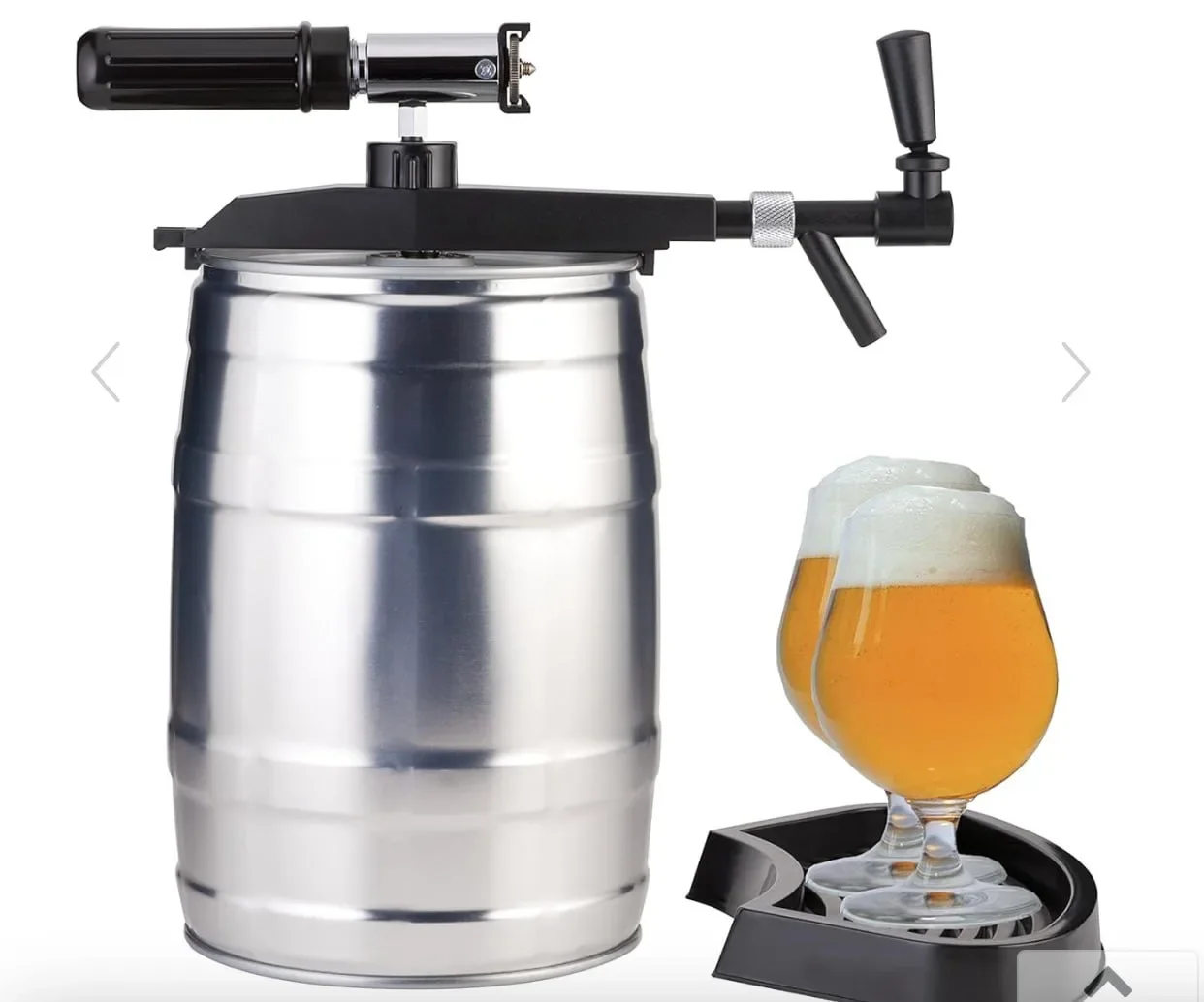 "Profi Tap mit CO2 Automatik für 5 Liter Partyfass Bierfass Zapfanlage image"