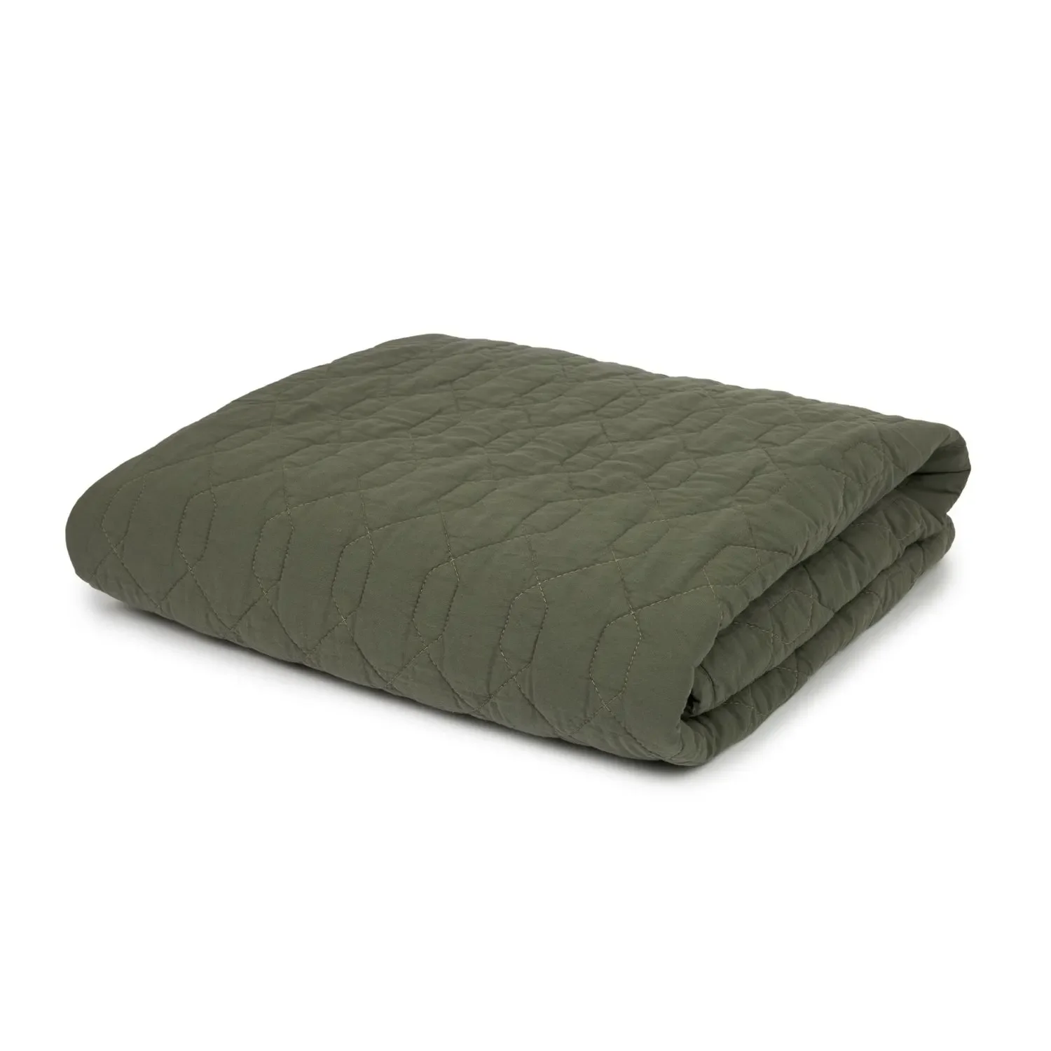 "Nobodinoz WABI SABI Babydecke, Baumwolldecke, Kinderdecke, 100 x 135 cm, Farbe: Vetiver image"