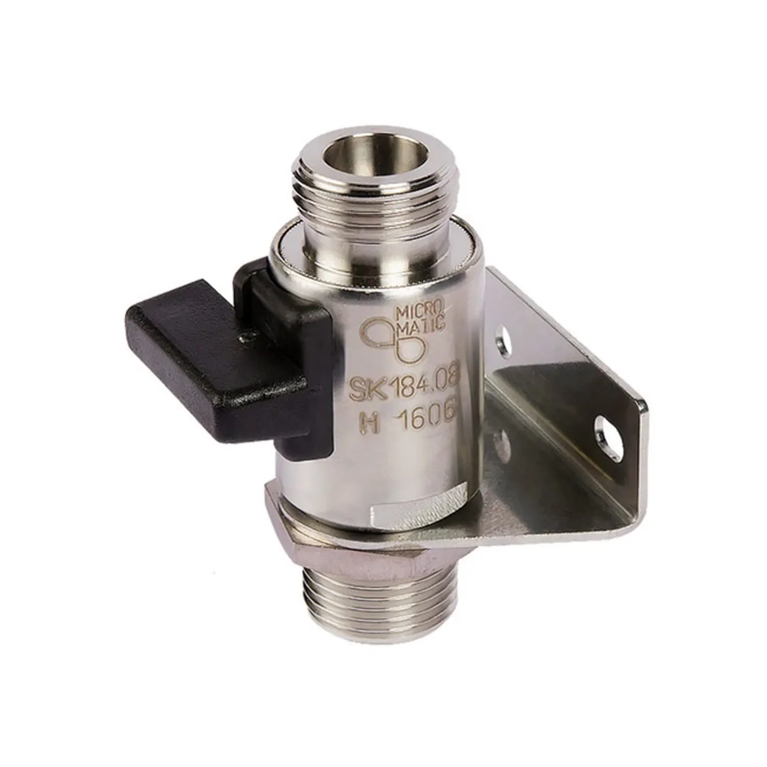 "Wandhalter mit Abstellhahn für Bierzapfanlagen, 5/8 Zoll, NW: 10 mm image"